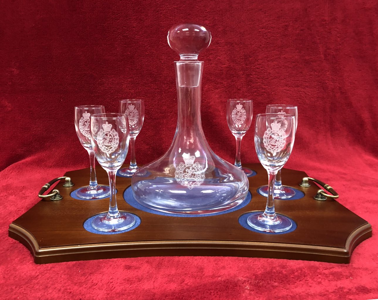 Ships Port Decanter Set With 6 Glasses And Tray Pronto Images 2004